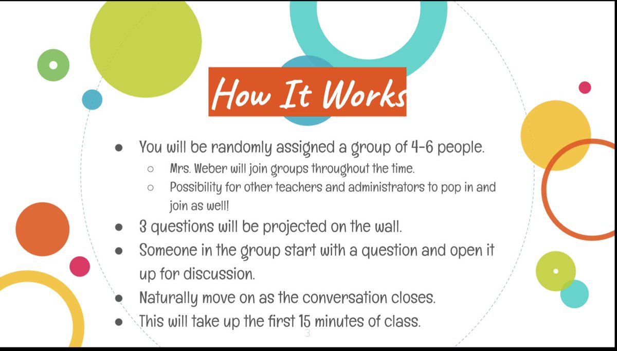 JillWebs's tweet photo. It's been a GREAT first full week back. I've been pretty quiet here so far. But had to share...VERY happy w/ my new Friday activity "Community Circles" that I modified from @MonteSyrie
Blog post coming soon! ❤️ #creatingacommunity
#ksedchat #crazyPLN #sschat @MaizeEagles https://t.co/cGNfzOT43P