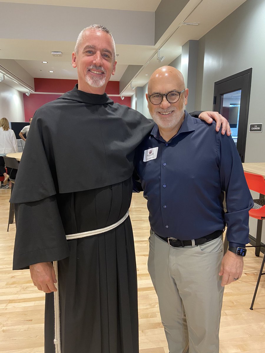 chipiglesias's tweet photo. Honored to meet Rev. Malachi Van Tassell, President @SaintFrancisPA  at my Doctorate of Education Organizational Leadership and Innovation. Thank U for your wisdom and faith. Awesome he was a volunteer fire fighter and Deputy Fire Chief! Fire service builds leaders.#Bethatsomeone https://t.co/q1CJHlN64c