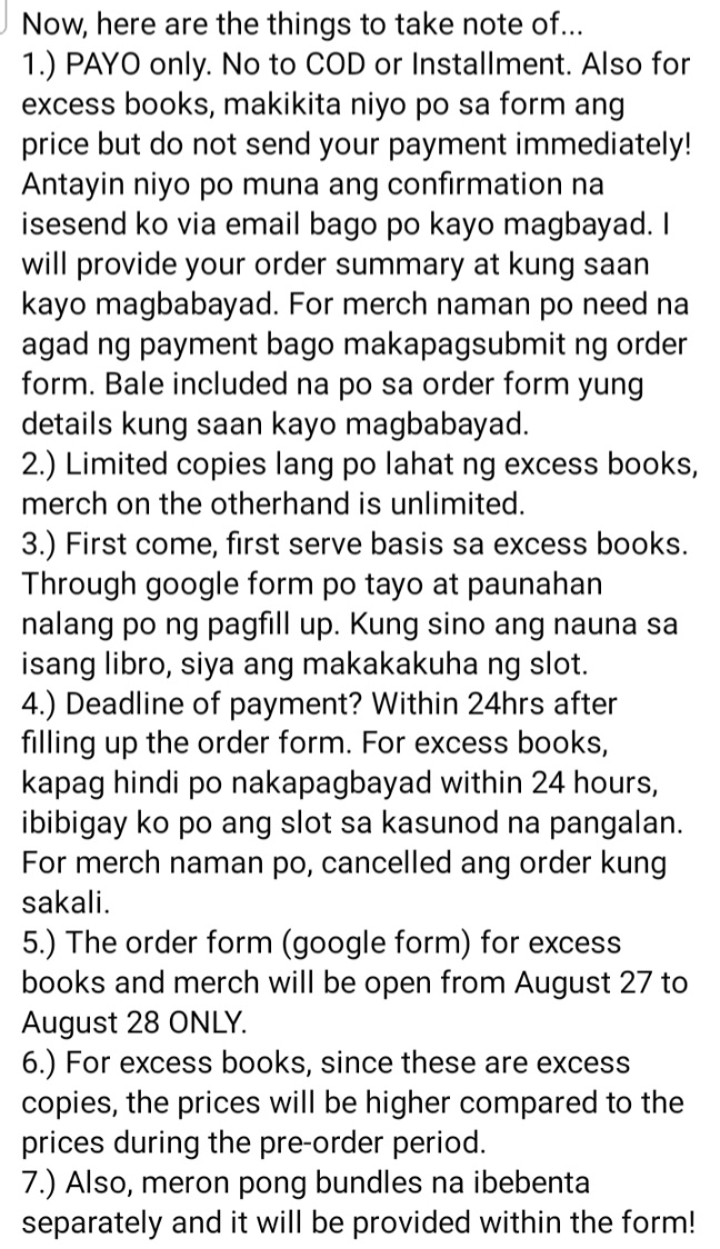 BooksAffinities's tweet photo. 𝐀𝐍𝐍𝐎𝐔𝐍𝐂𝐄𝐌𝐄𝐍𝐓
📣 EXCESS BOOKS FOR SALE!!!
Safe Skies Archer, Made in Baguio Premium and Series, Costa Leona 7-8, Hey Cohen, The Devil's Trap, Gallagher Brothers Boxed Set

📣 UNOFFICIAL MERCH FOR SALE!!!
SSA, MIB, HC, CLS 7-8, TDT, GB, TRIE, TTW, UHH, EOMB, LWL, TWSIA https://t.co/htRZAbRclc
