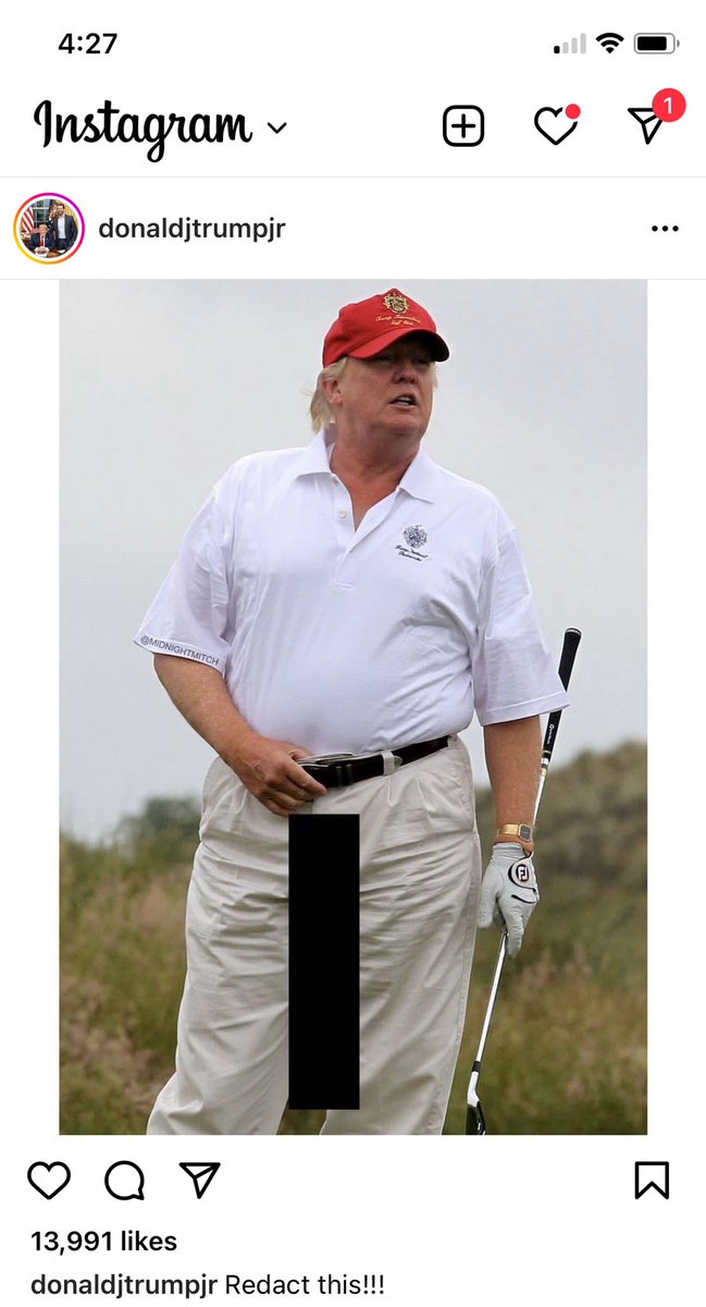 Here’s <a href="/DonaldJTrumpJr/">Donald Trump Jr.</a> posting away about his dad’s dick. Classic father/son stuff.