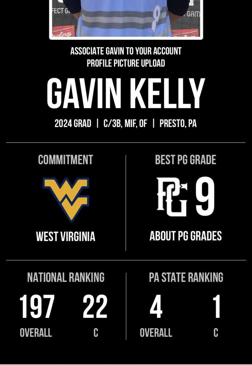 gavin_kelly18's tweet photo. Thank you @PerfectGameUSA for the new rankings and improvements. Still some work to do. Summer stats: 66AB .515 AVG 5 2B 2 3B 8 BB ONLY 2 SO! @baseball_vikes @bwpbatsllc @ArtilleryBASE @eXposureBB @stevesabins @TRussoPG @B_Sakowski_PG @KPetersonPG @JMAC_PG @vcervinoPG https://t.co/46SG7uqyNr