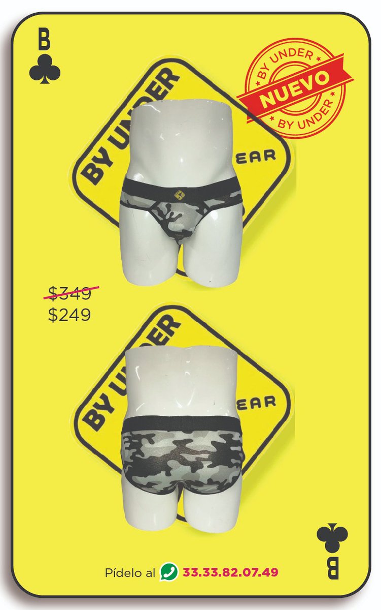 byunderwear's tweet photo. 🔥Conoce lo más nuevo en #brief #jockstrap de nuestra marca #ByUnder y siéntete cómodo, sexy y con estilo. 🩲
Disponible en todas nuestras sucursales:
📍By Under CDMX, QUERÉTARO Y GUADALAJARA
El catálogo completo en nuestro whatsaapp3️⃣3️⃣3️⃣3️⃣8️⃣2️⃣0️⃣7️⃣4️⃣9️⃣ https://t.co/ck9dBCzCe1