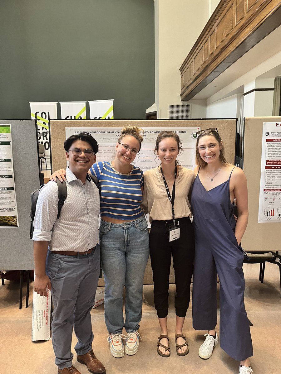 Tallan Black (@talpaca13) on Twitter photo So proud of these summer students and the awesome <a href="/usaskUGResearch/">USask uRSAW Initiative</a> going on in <a href="/JohnGHowland/">John Howland</a> lab. Congratulations to Leah Macfarlane on her 🥈SURE presentation ✅🎉 #proudscimum #usask <a href="/USaskResearch/">University of Saskatchewan Research</a> @usaskPharmNut So proud of these summer students and the awesome <a href="/usaskUGResearch/">USask uRSAW Initiative</a> going on in <a href="/JohnGHowland/">John Howland</a> lab. Congratulations to Leah Macfarlane on her 🥈SURE presentation ✅🎉 #proudscimum #usask <a href="/USaskResearch/">University of Saskatchewan Research</a> @usaskPharmNut