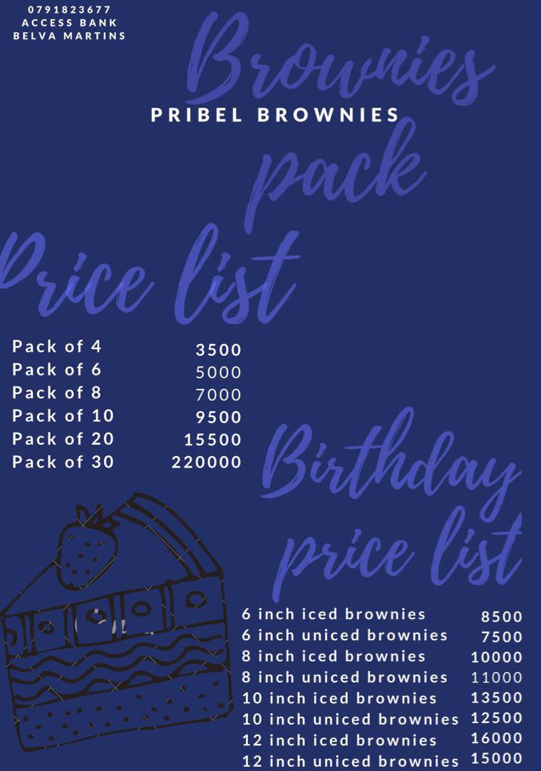 belva_martins's tweet photo. Order freshly baked brownies here!
Your well packaged fudge cake
Lo*d infused brownies are available..
We have best things that can get u buzzed 🍃 check this thread for more!
Customer reviews & price list🔥👇🏽
#cakes #brownies #fudgecake https://t.co/fekIu1rc56