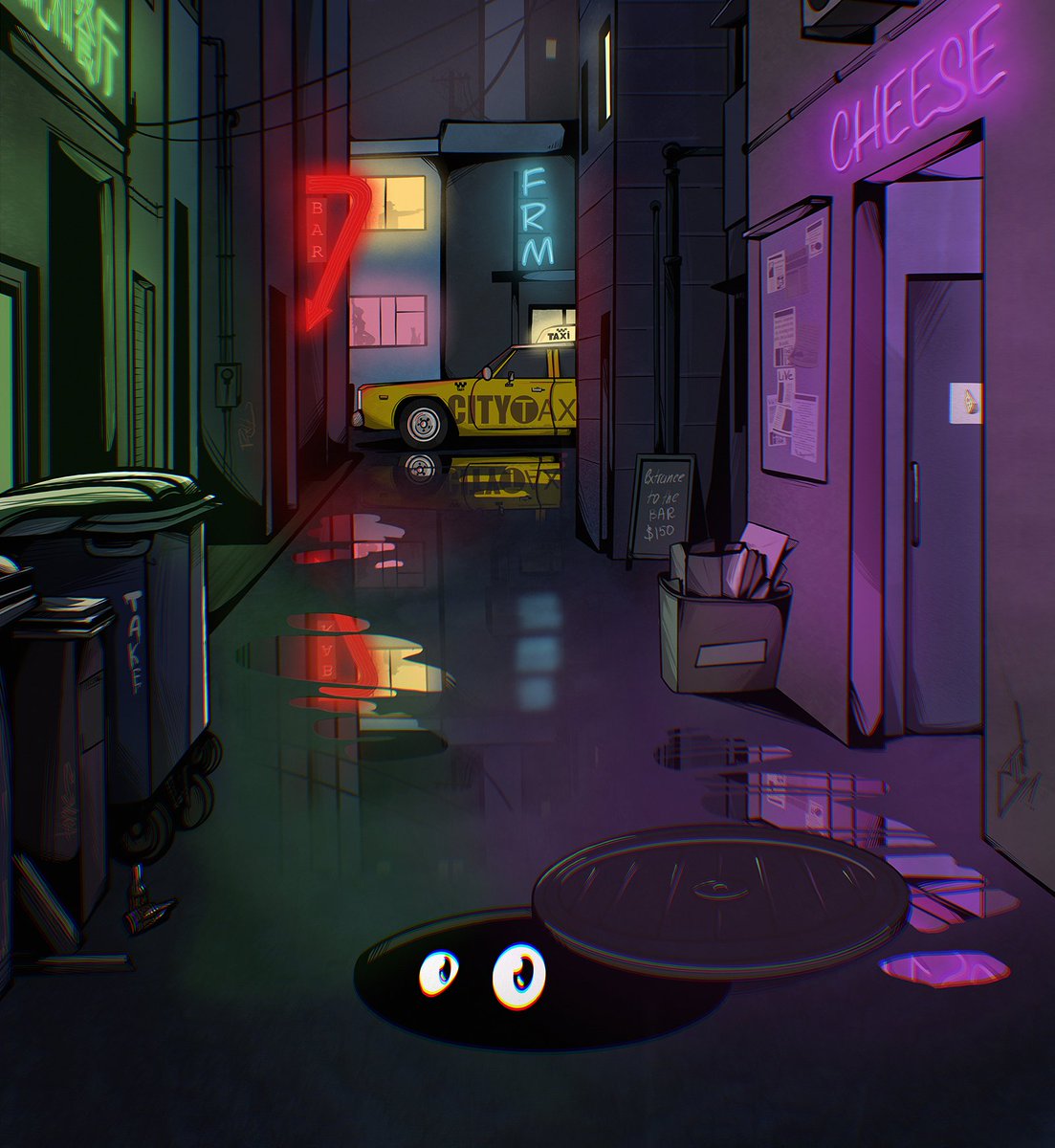 OLD_FatRatMafia's tweet photo. Above ground level and away from the safety of The Sewer, there is a sense of suspicion in the air as sirens echo through the bustling streets. A Bounty has been placed on one Rat, but who? He's between the floor and 0.015. Take him out and get an Airdrop of another Rat! #LFG https://t.co/R1p9o8Eh2q