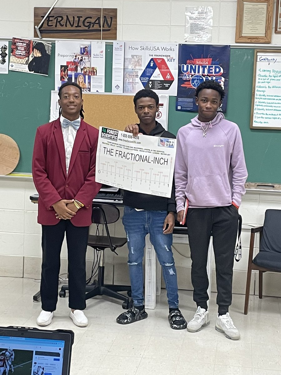 CTCConstruction's tweet photo. Work-Based Learning students shared the importance of learning the skill of reading a tape measure.                                #CTEforAll https://t.co/2XSgjgAVL7