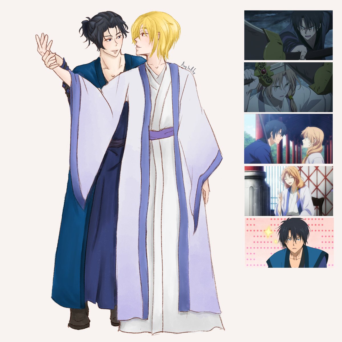 anydoodles's tweet photo. Day 6: AU day
Sherliam as SooHak
I'll die on my Soo-Won and William would be besties agenda (they were both gifted kids, they have a special person who happens to be a black haired guy, they give off depressed vibes and they want the best for their country)

#SherliamWeek2022 https://t.co/lcbe08bX7u