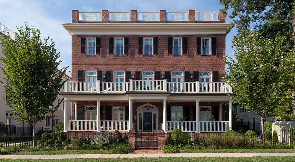 rhett_carlson's tweet photo. When the infill looks like it's been there for 100 years.

Fairview Row is a new development in the Five Points district in Raleigh, NC that features three Colonial and Federal style condo buildings. Designed by Cline Design Associates &amp; developed by Beacon Street Development https://t.co/wEvJGJ0r7u