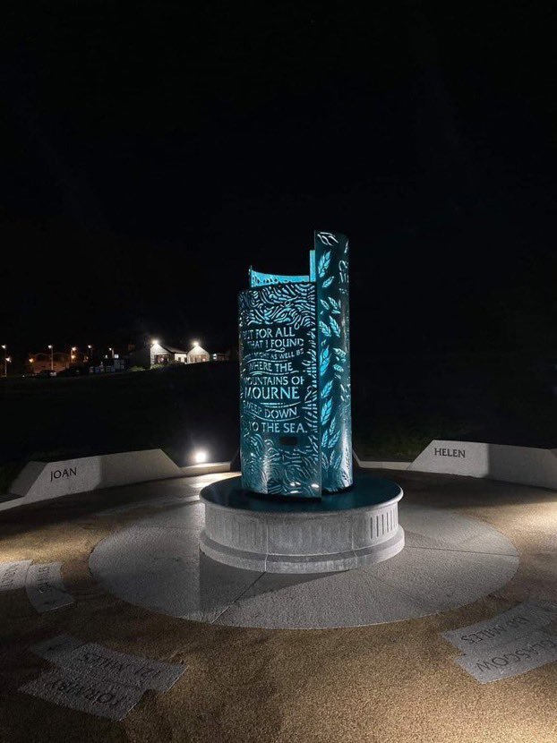 DigiGeoff's tweet photo. Some interesting evening features around the Slieve Donard Hotel in Newcastle https://t.co/4eXoAB6hbu