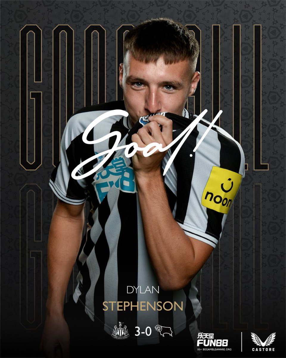 NUFC's tweet photo. A SECOND GOAL OF THE NIGHT FOR DYLAN STEPHENSON! ⚽️⚽️ https://t.co/8zJNU9zLOy