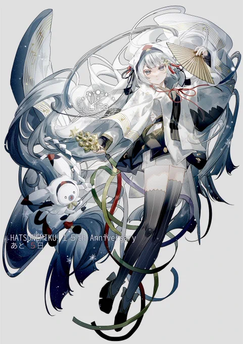 #初音ミク #雪ミク #らくがき 15th Anniversaryあと5日「どうぶつ」*大遅刻です大変申し訳ございませんでした…#初音ミク生誕祭2022 