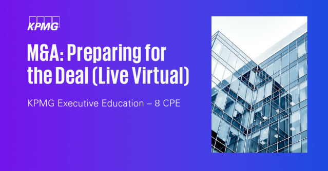 cconroyexeced's tweet photo. Join us Sept. 15–16 or Dec. 8–9 for M&amp;A: Preparing for the Deal, a new live virtual seminar (8 hours over 2 days) designed to help you develop a strategic M&amp;A plan for your company and a productive negotiation strategy and style. Estimated CPE: 8. https://t.co/FiXURfdjXx https://t.co/PJ5cuZis3N