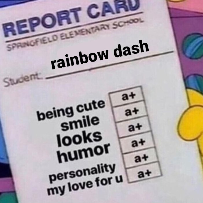 comfortdashie's tweet photo. i love rainbow dash so much actually she can just stand there and ill be like omg hi loml ily you're so cool <333 https://t.co/R2KoGXFTyC