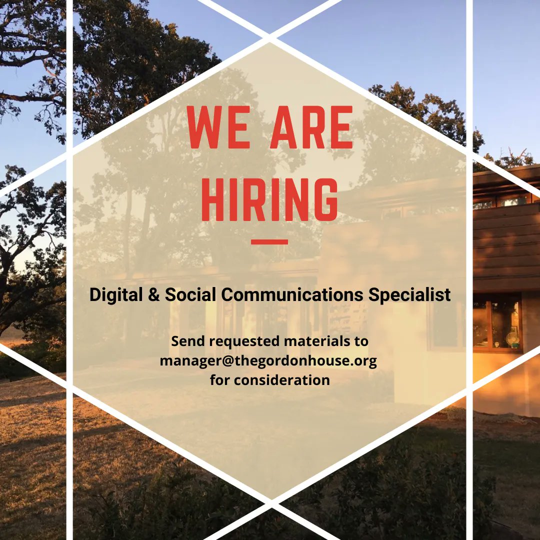 GordonHouse_57's tweet photo. We are hiring! Part-time Digital &amp; Social Communications Specialist position is open-if you have social media coordination experience, and website maintenance experience, so  this may be a good fit for you! Read our position description: https://t.co/ZnbnSsPbtk https://t.co/uqScgpfZTB