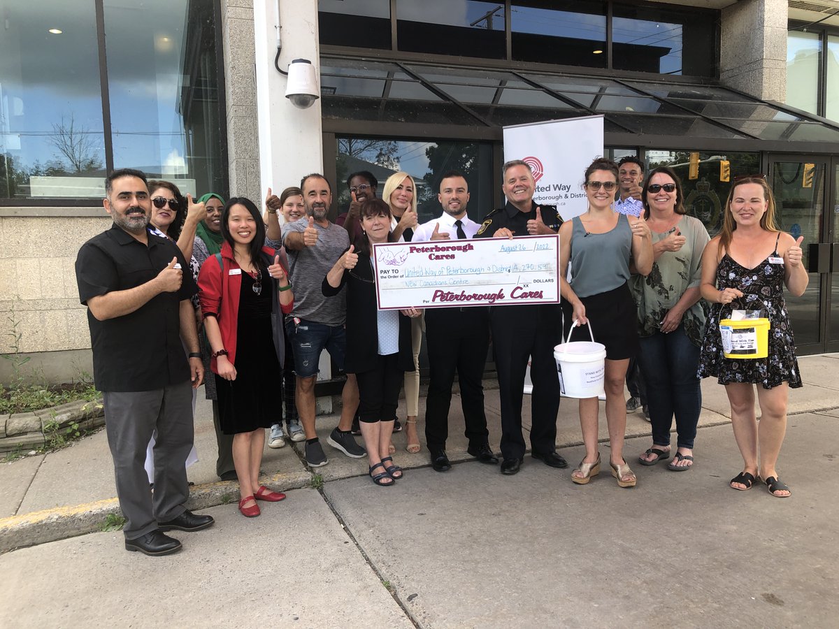 PtboPolice's tweet photo. Cheque presentation for @ptbocares #StandWithTim Just over $14,500 was raised for @UnitedWayPtbo @NCC_Ptbo
Thank you to our community and volunteers for your support!! https://t.co/MlcieBqE8R