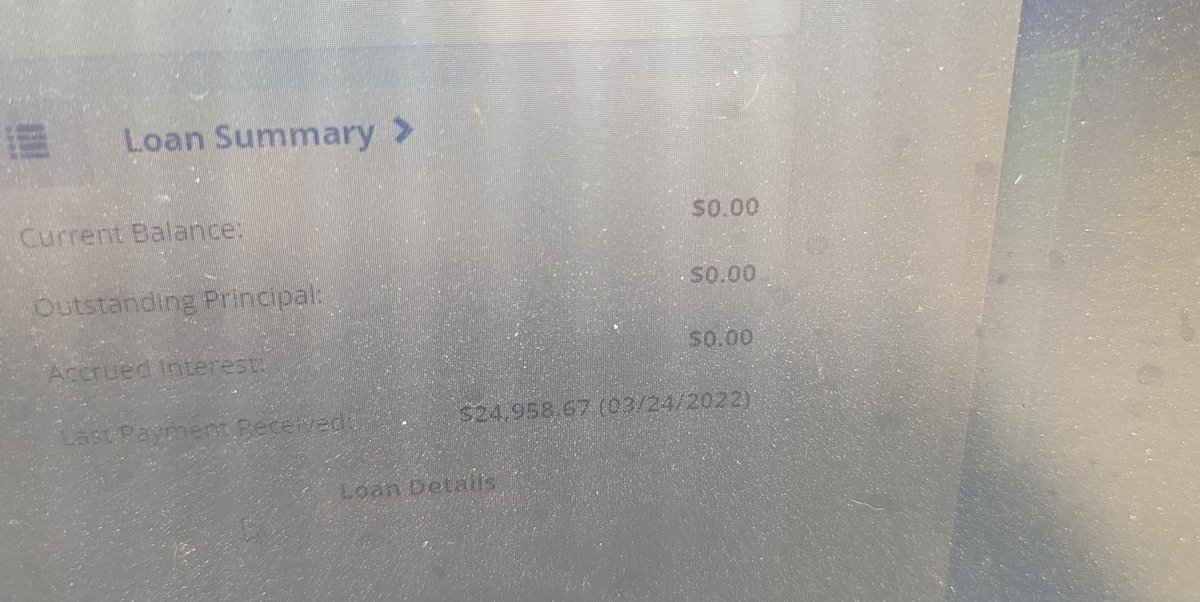 TaNeal's tweet photo. Not a great picture but this is what debt-free looks like!  Aa AAA aa Thank God! 💚🙏 https://t.co/09rpjMzaOD