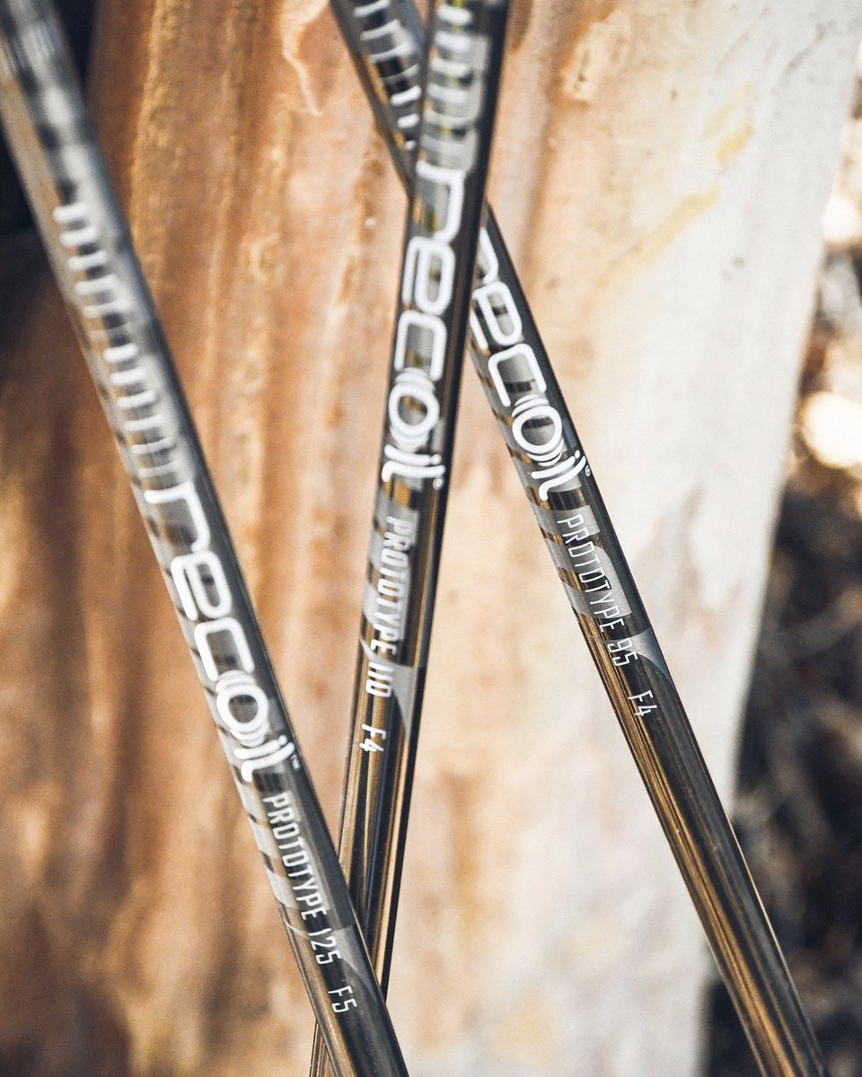 USTMamiya's tweet photo. Recoil Prototypes are for golfers who needs a penetrating ball flight with major tour control. 

Leave a comment with which Recoil iron shafts you’re gaming.  #TeamUSTM #1graphiteironshaft https://t.co/X1yhkro5IH