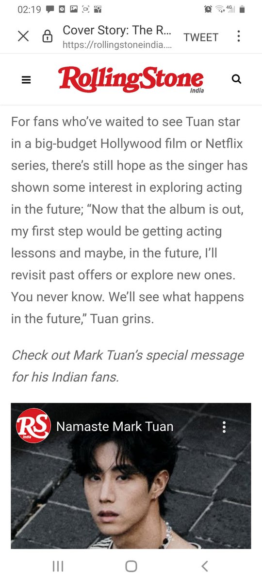 hermiezW's tweet photo. @RollingStoneIN @marktuan @HeyItsDivyansha Looking forward to see an actor Mark #theotherside of him soon😉
#MarkTuan
@marktuan https://t.co/CSOJSR9xAb