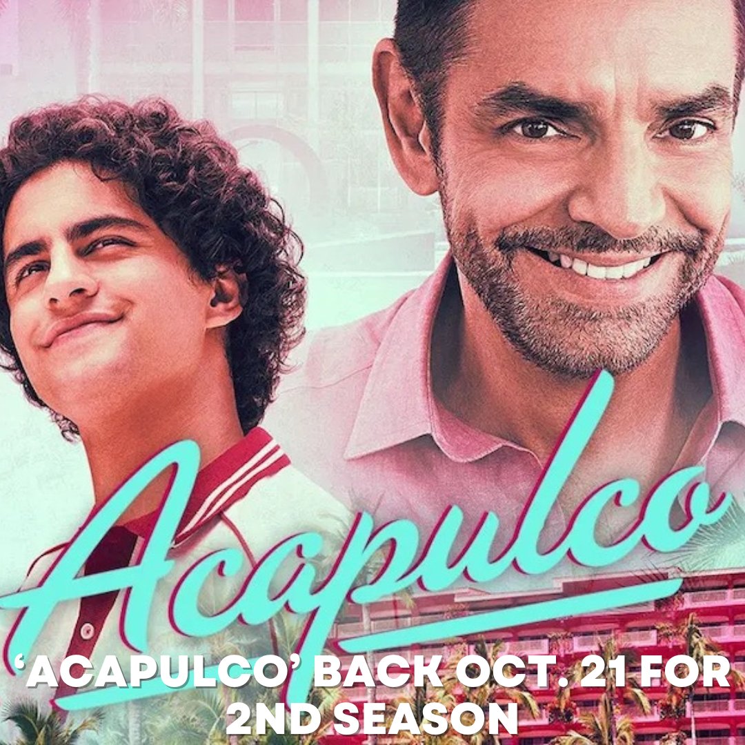 LatinHeatMag's tweet photo. COMEDY HIT SHOW 'ACAPULCO' PRODUCED BY EUGENIO DERBEZ'S 3PAS PRODUCTIONS IS BACK OCTOBER 21, 2022
The saga of a life of a cabana boy in an Acapulco resort continues. @EugenioDerbez #AcapulcoSeries #StreamingLatinos #AppleTV #3PAS https://t.co/dt4KSGuBPq
