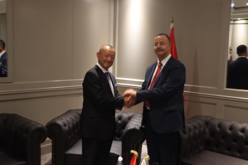 TapNewsAgency's tweet photo. #Tunisia &amp; #Japan signed agreements to implement 4 new health projects, incl. one on the transfer of #Japanese technology for the manufacture of #COVID19 test kits in Tunisia and their export to #African countries, #AFRECO president said Friday in #Tunis. https://t.co/0kojuKdptz https://t.co/CUel2tIpOi