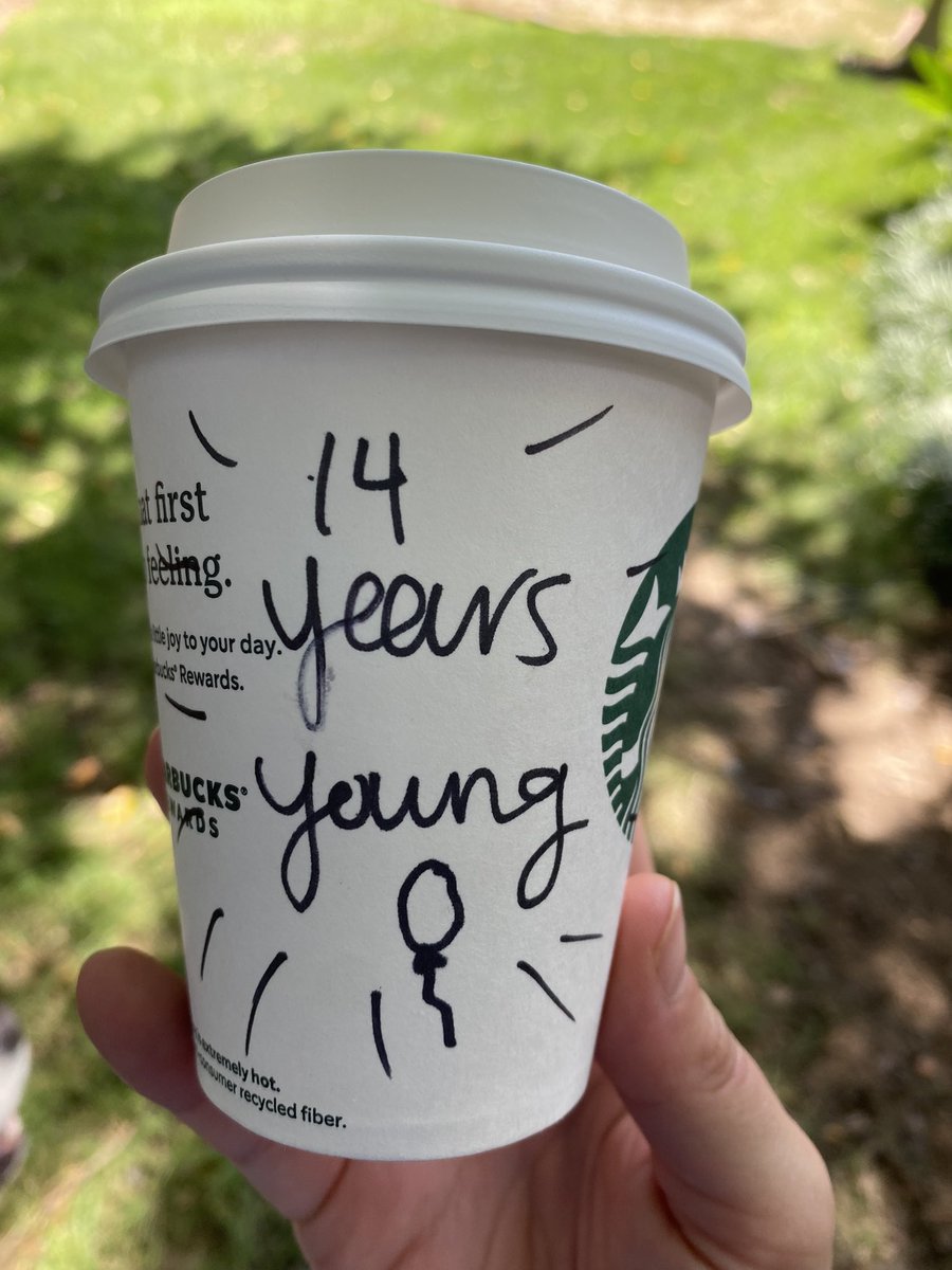 krbreland's tweet photo. Thank you Bradley Park - Columbus, GA @Starbucks for giving Peaches the best 14th Birthday PupCup 🥹 https://t.co/rTpTUJVocn