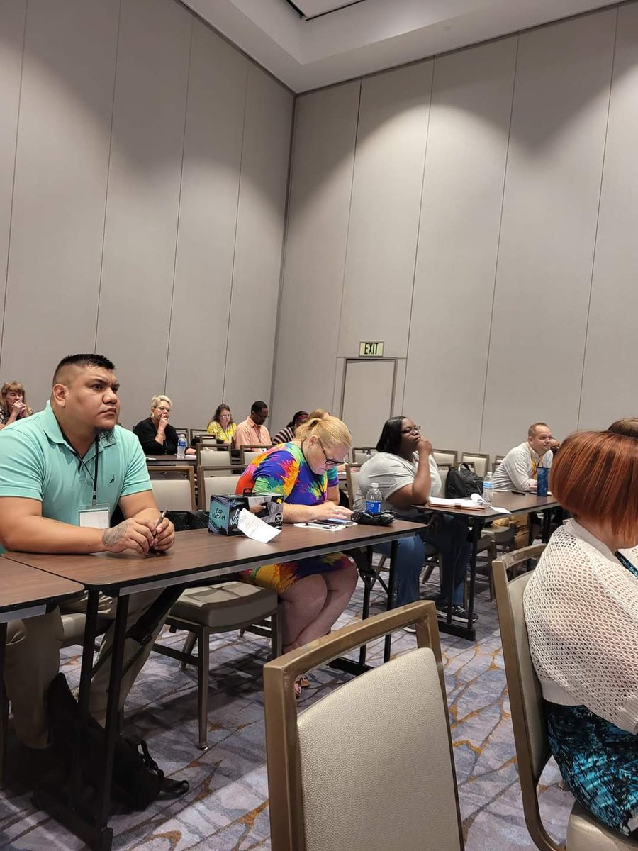 NCCSC1's tweet photo. North Carolina Child Support &amp; Attorneys Conference  
Learning!
#nccsc2022 https://t.co/9UBw418dnf