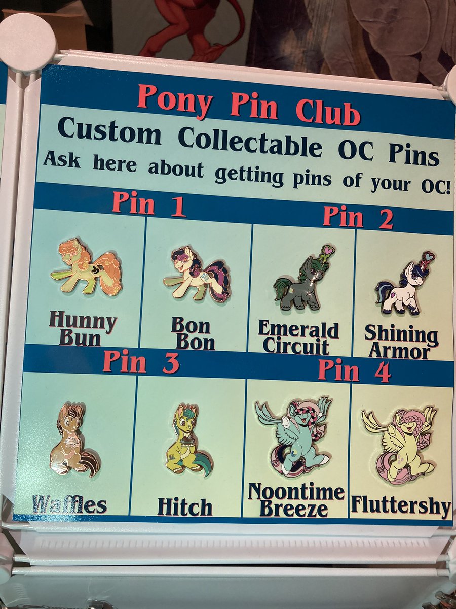 PonyPinClub's tweet photo. We’re excited to announce that we have some new friends for you to meet @EverfreeNW this weekend!

Come over to booth 54 to find us! https://t.co/G40rZRGBO3