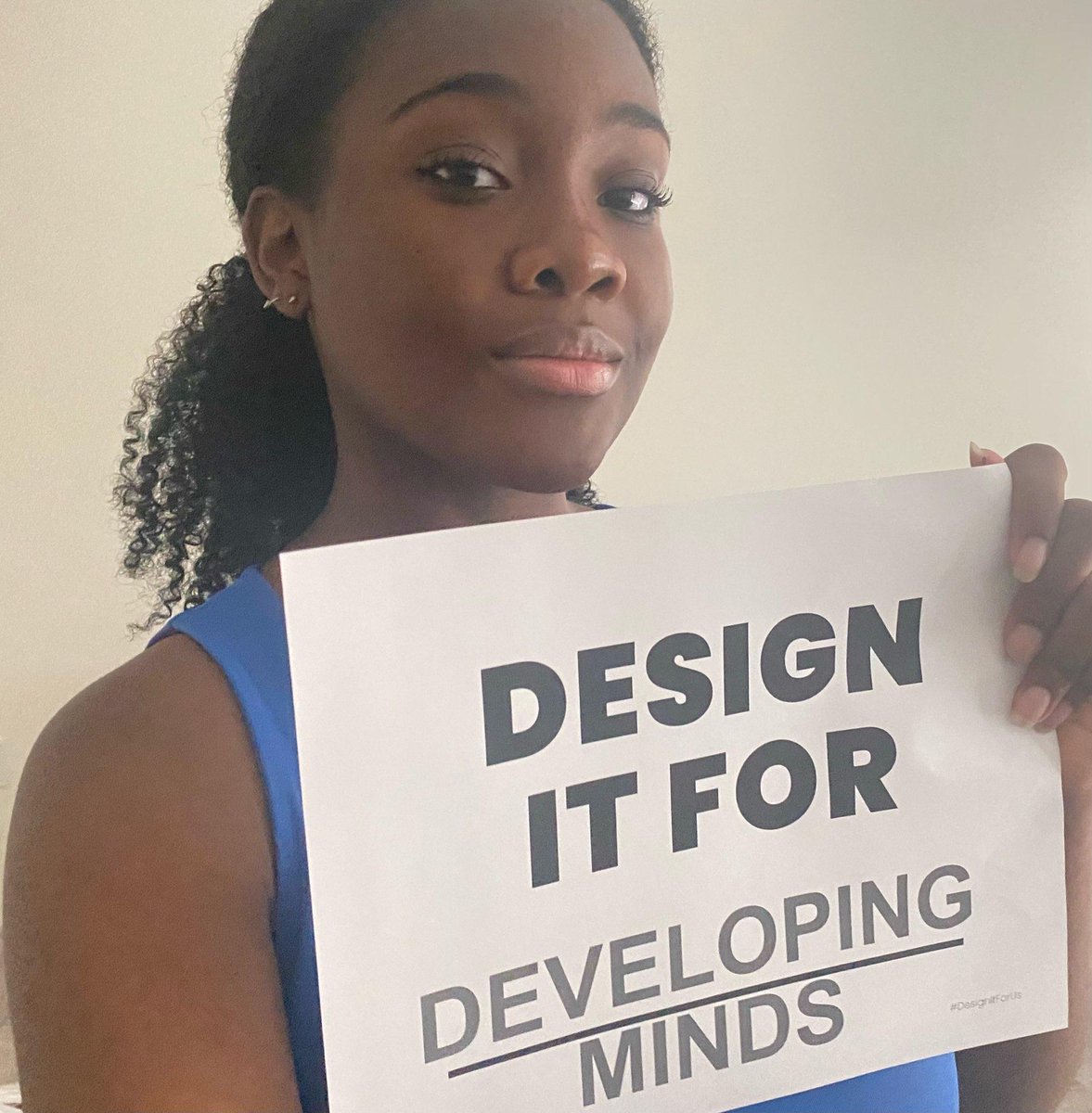 accountabletech's tweet image. Kayla supports the #CAKidsCode because "limiting access to certain things on social media while educating parents on internet safety will drastically change the internet in the most positive way."

Help build a healthier digital future at designitforus.org #DesignItForUs