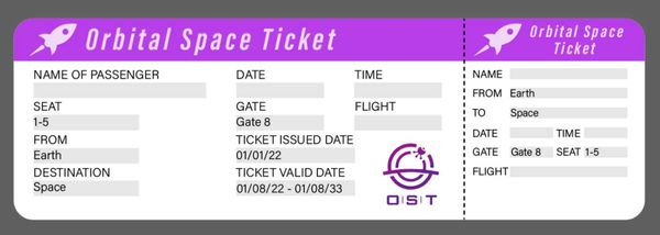 OrbitalSpaceTec's tweet photo. https://t.co/7Fdc9SSf5G
Space Ticket Seat Return Journey From United Kingdom
Be Among The First Passengers To Leave Earth For A Journey Into Space And Return Departing From The United Kingdom.
Date Of Travel: 2030
Sale price: £250,000.00
https://t.co/u8hbsx0ueq https://t.co/B31DzhQGRk