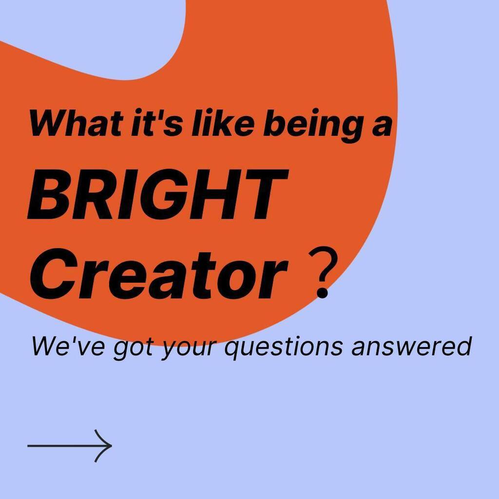🤔 Got all those questions about being a Bright Creator? ⁠
⁠
✌️ Trust me, it's not only fun but also easier than you expected! This time, we've invited our current creators to share their experience and answer some possible questions you may have. ⁠
⁠
📷 If you are interes…
