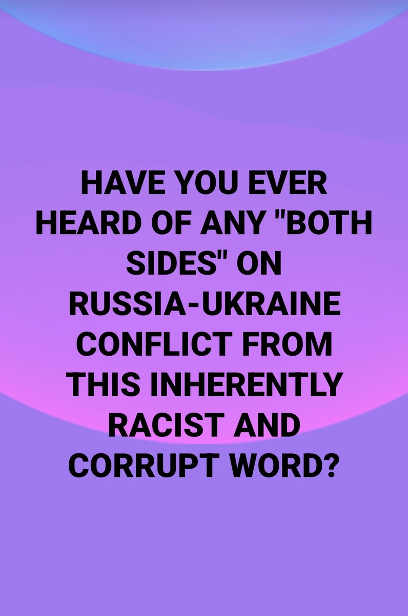 LemlemTigest's tweet photo. Have you ever #heard of any "#bothsides" on #Russia-#Ukraine #conflict from this #inherently #racist and #corrupt #world? https://t.co/iaKcOeMeQ1