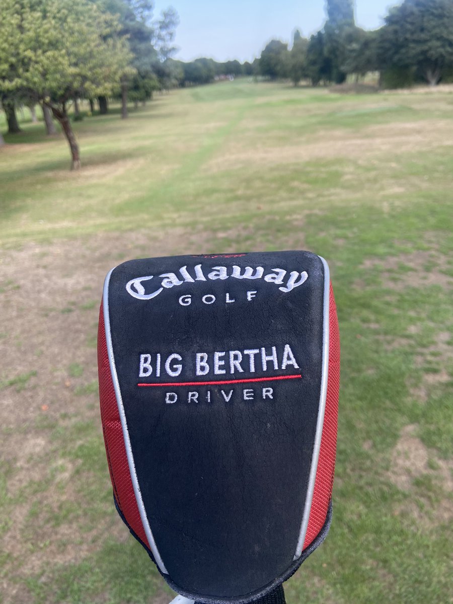 rhryder's tweet photo. After nearly 3.yrs this beast got a dusting off today, it was a warm afternoon but very enjoyable. Still shot double figures and finished off with a chippy dinner 👍🏻 ⛳️#fatherandsonday #chippydinner #golf https://t.co/UrnIub6vqf