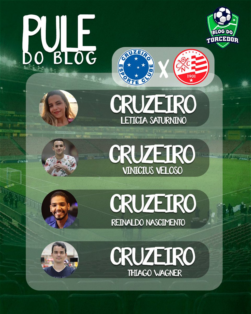 blogdotorcedor's tweet photo. O Náutico vai até Belo Horizonte enfrentar o Cruzeiro querendo fisgar alguns pontos do líder. O nosso time já deixou seu palpite, e ai torcedor?
#PuledoBlog #futebol #serieb #nautico #cruzeiro #rn #CRUxNAU https://t.co/W0XmuksY4i