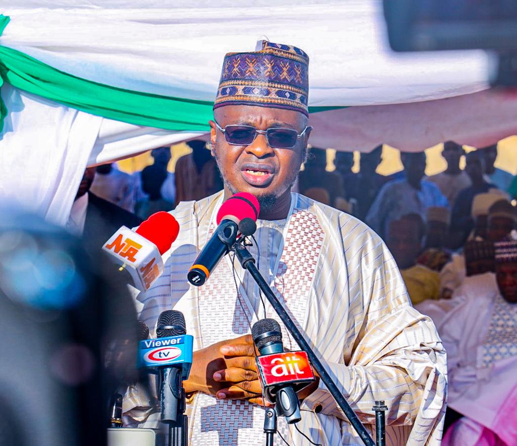 ProfIsaPantami's tweet photo. On behalf of His Excellency, President Muhammadu Buhari, Minister of Communications and Digital Economy, @ProfIsaPantami officially commissioned Gombe Numan Road Phase 2 (Gombe-Kaltungo) in Gombe State Newly Constructed by the Federal Government of Nigeria. https://t.co/4WVCguVRhn