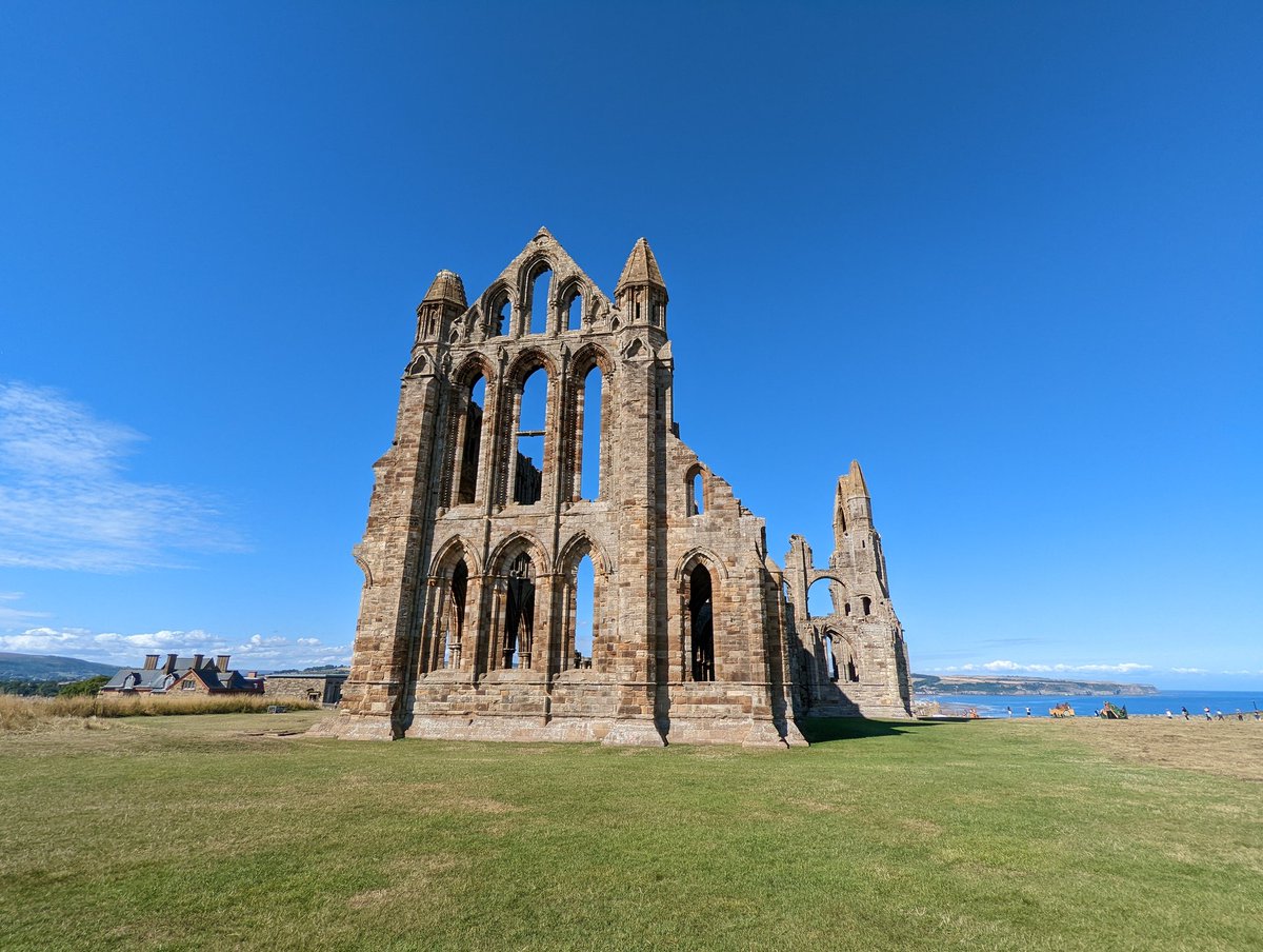 Popped in to see Dracula today 🧛 @ Whitby Abbey