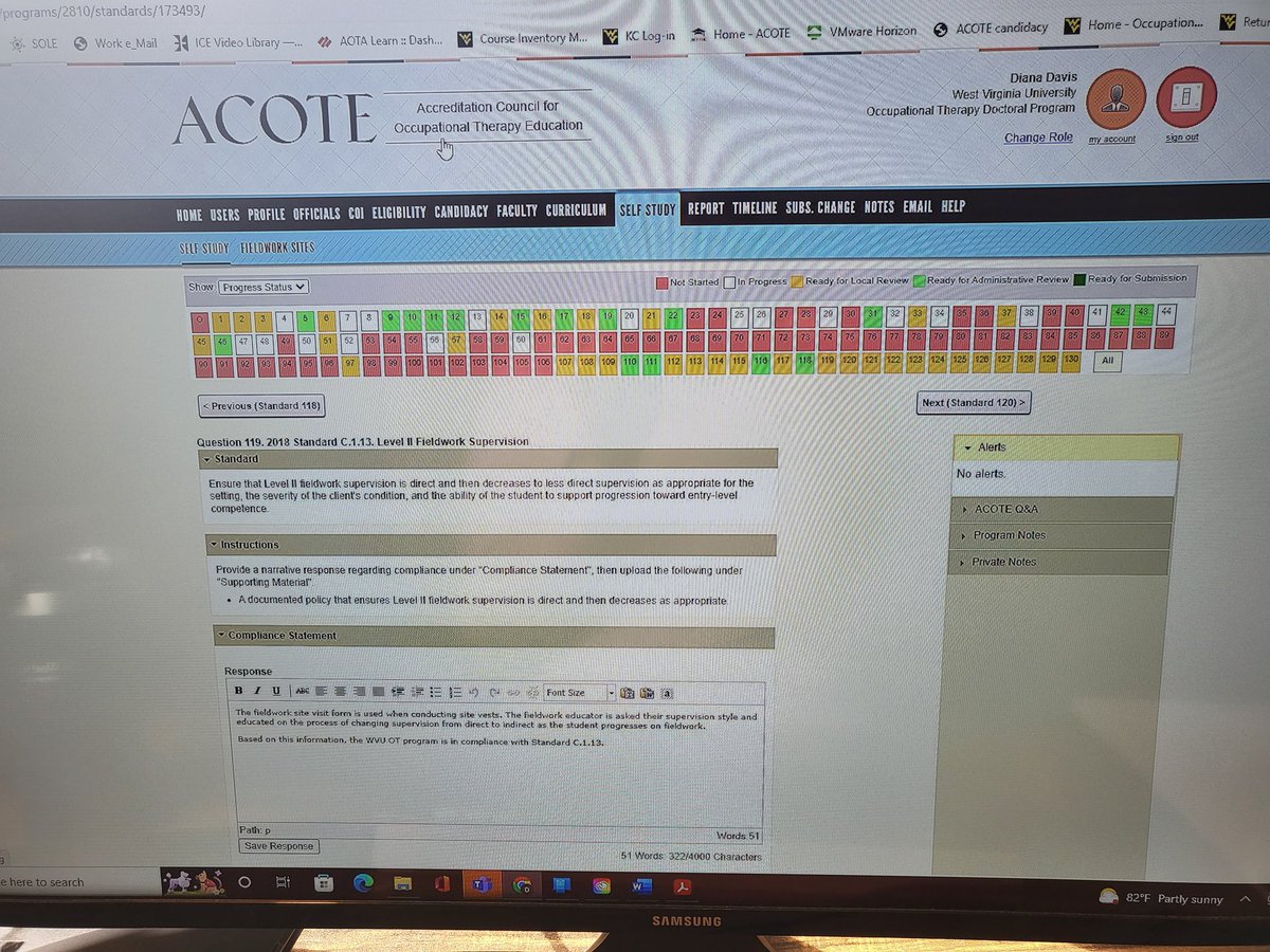 OTR621's tweet photo. Oh, these boxes taunt me. ACOTE self-study is no joke. #WVUOTD #365WVUOT https://t.co/WapSvmDEjn