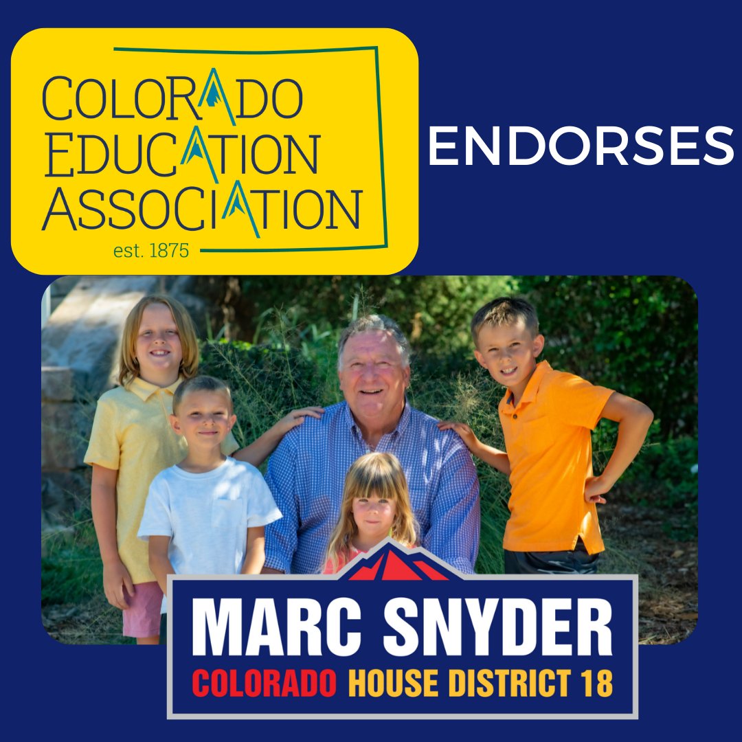 My top priority this session is to increase funding for our public schools so that we can keep more quality teachers and ensure students get back the learning lost during the pandemic. I'm proud to be endorsed by <a href="/ColoradoEA/">Colorado Education Association</a>