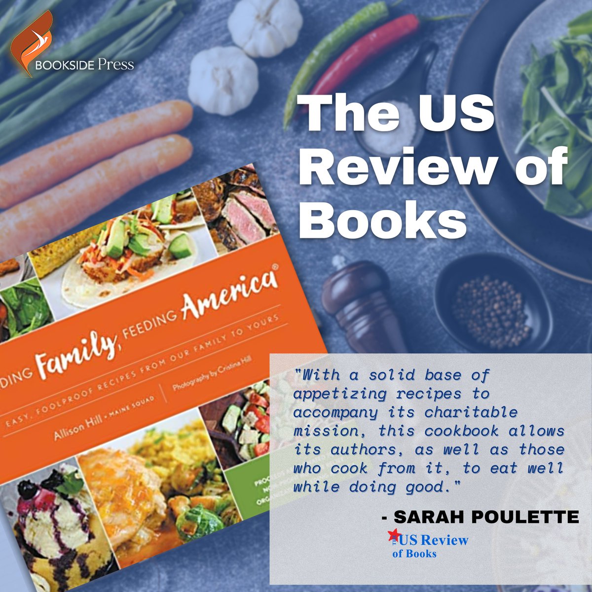BooksidePress's tweet photo. Are you looking for new ideas on creating delicious food that takes very minimal effort and is perfect for your whole family? "Feeding Family, Feeding America" is a must-have family cookbook for you. https://t.co/Ruj6imCDVc