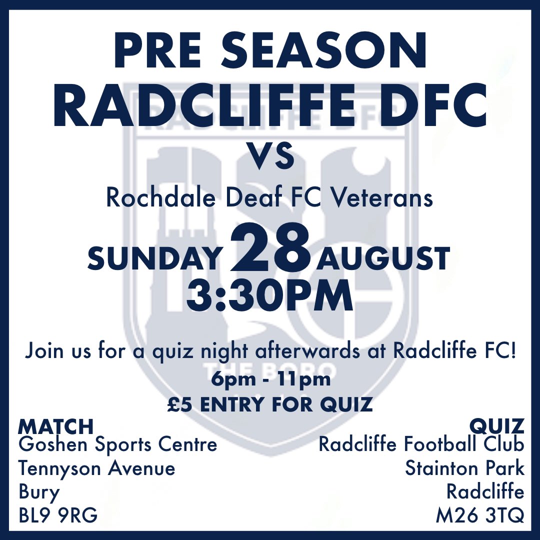 Radcliffe Deaf FC tweet media