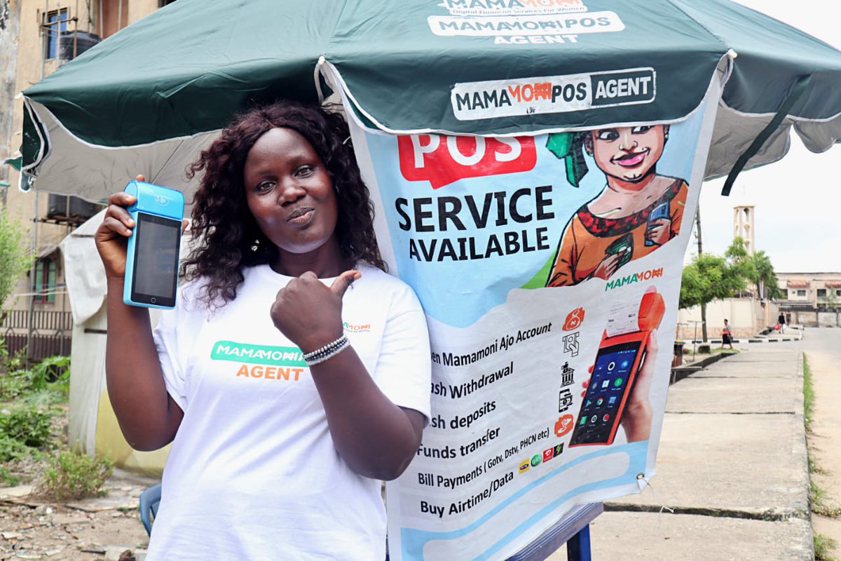 mamamoninigeria's tweet photo. Have you seen our female agents in your community?

If no, watch out for one soon in your community. 

#Mamamoni 
#Fintech
#Sdg5
#microloans 
#empowerwomen https://t.co/bZiYkIqjFx