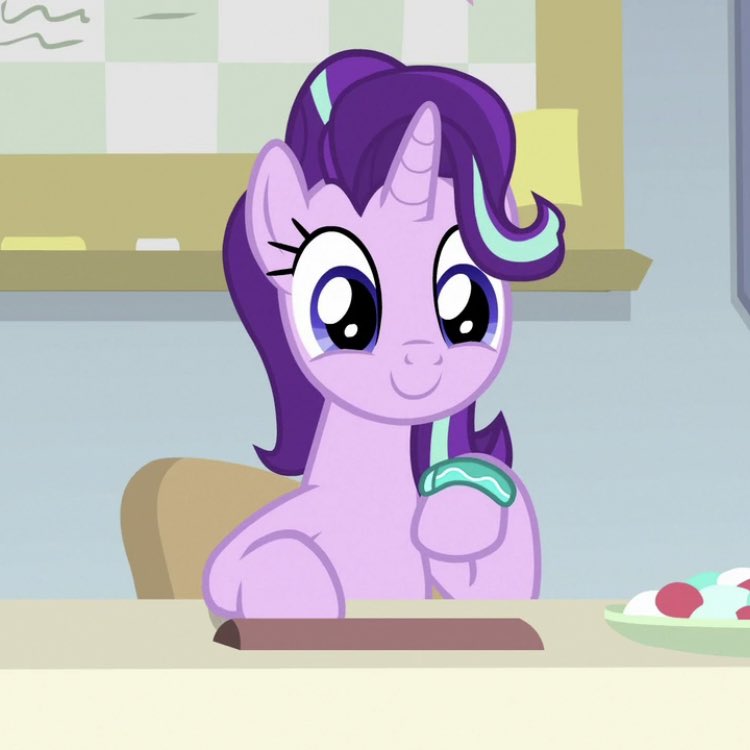 PONYGatlingGun's tweet photo. Dat Face #59
MORE Desk Starlight
#MyLittlePony #MLPFIM #StarlightGlimmer #Animation #Datface https://t.co/TGjNqg293w