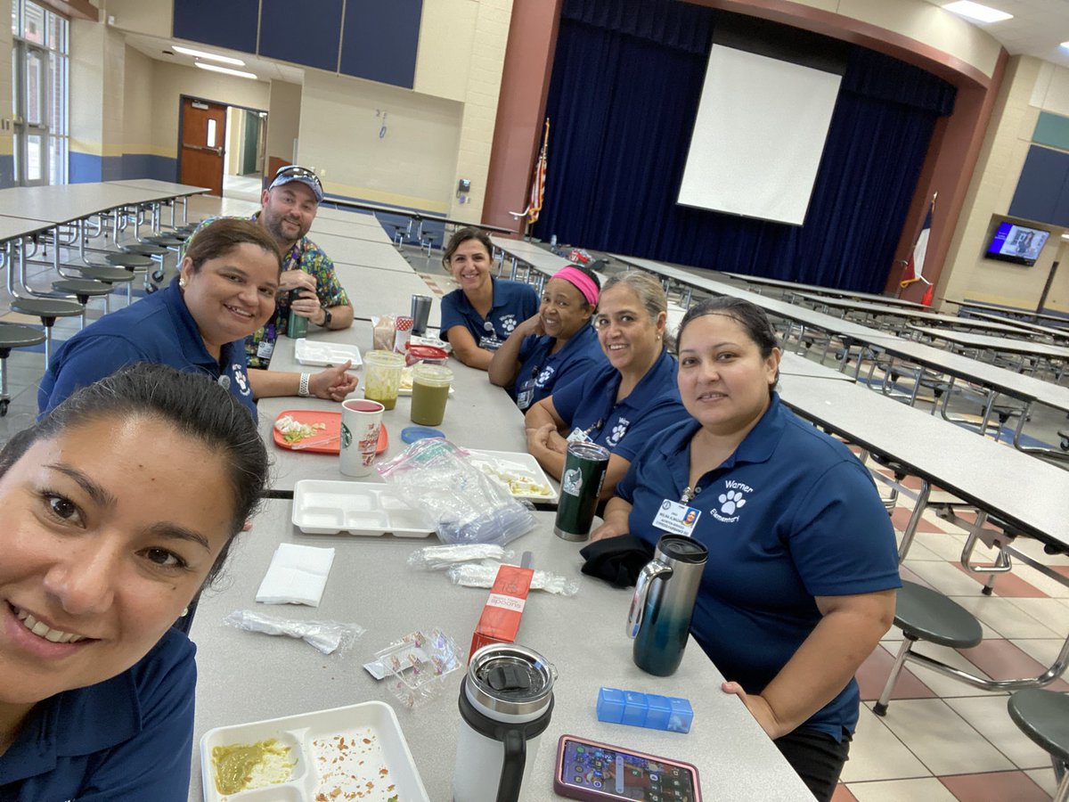 Today we celebrate that first week of school and enjoying the company of our supervisor.