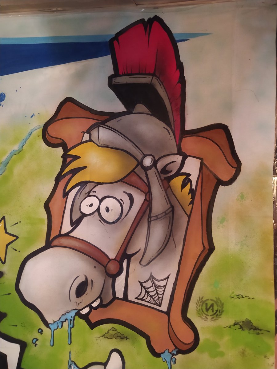 Adelanto de la pancarta 2022 #SomosAzules