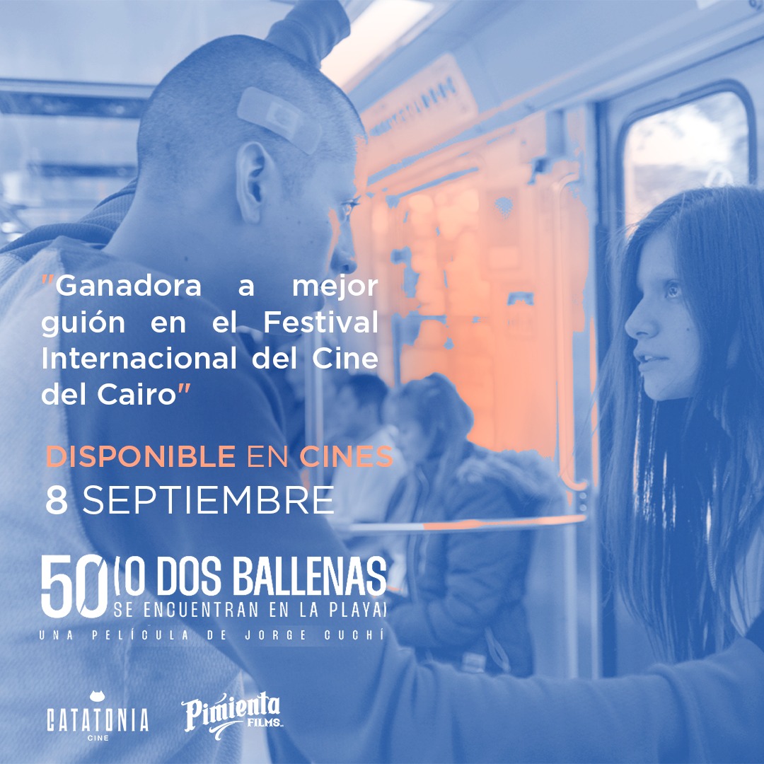 CatatoniaMx's tweet photo. 🎞🐋 Félix y Elisa comienzan un juego que no tiene ganador... "50 (o dos ballenas se encuentran en la playa)", de Jorge Cuchí, muy pronto en cines. Trailer oficial ➡️ https://t.co/9JELms2f1E
#Cinemexicano #50oDosBallenasSeEncuentranEnLaPlaya #PimientaFilms #CatatoniaCine #Estreno https://t.co/oqM7barXYt