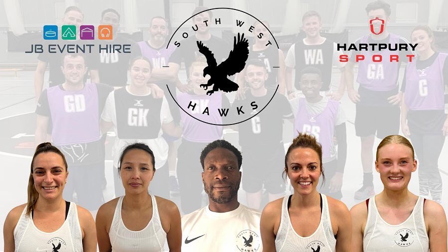 🦅Introducing South West Hawks Nationals Squad🦅  

We can’t wait to join 11 other mixed teams from across the UK on court tomorrow at <a href="/EnglandMMNA/">England Men's & Mixed Netball Association - EMMNA</a> nationals to battle it out for the 🏆 

Catch two of our games being streamed live on Sideline.tv

#EMMNA #netballforall
