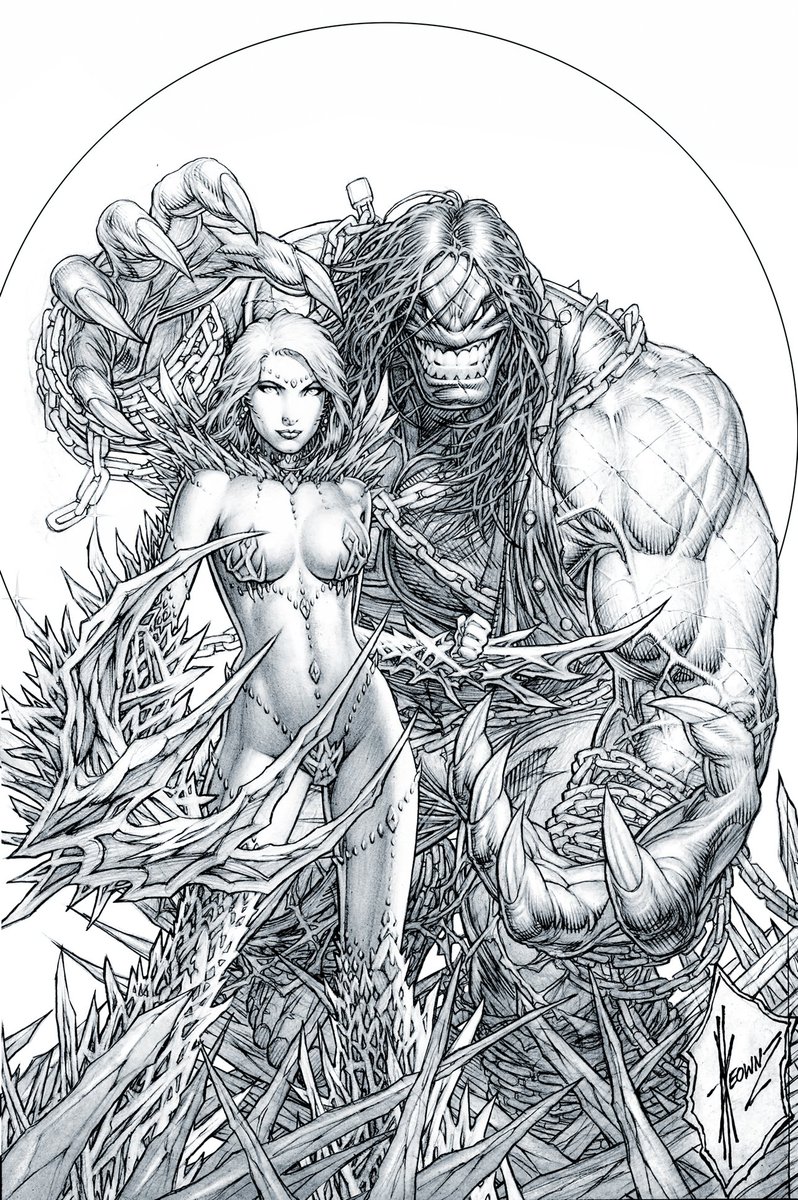 💎 Eeeek!! Here are the current pencils for the Pitt/Gemshock team up variant by Dale Keown! Total dream come true! #Comicsgate #Pitt #Gemshock 💎
Grab a copy of the comic book here! 
👉 indiegogo.com/projects/gemsh…