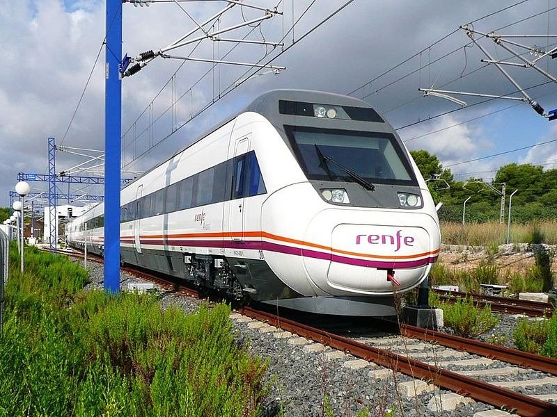 JipeTrains's tweet photo. #CAFSepia is a family of high-speed electric multiple unit trains built by CAF and used in Spain and Turkey. The #Sepia is based on the #Class120 high-speed trains manufactured by CAF for the #RenfeOperadora (RENFE). https://t.co/wswKgeo9Pc