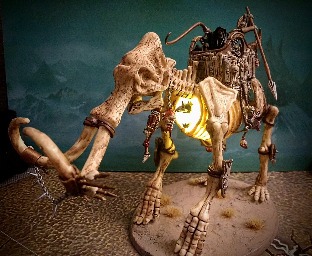 WH_Narratives's tweet photo. Part 1 of my @NOVAOpen #AgeofSigmar Grand Narrative hobby
Custom monster for a special Anvil of Apotheosis warscroll.
A beastie dug from Hunter's Folly in the Scarlands from #AnimosityIV @AnimosityCmpgns, by the Inquisition of Umberspire.
Powered by AmberboneTM. https://t.co/ypljRJw8LK