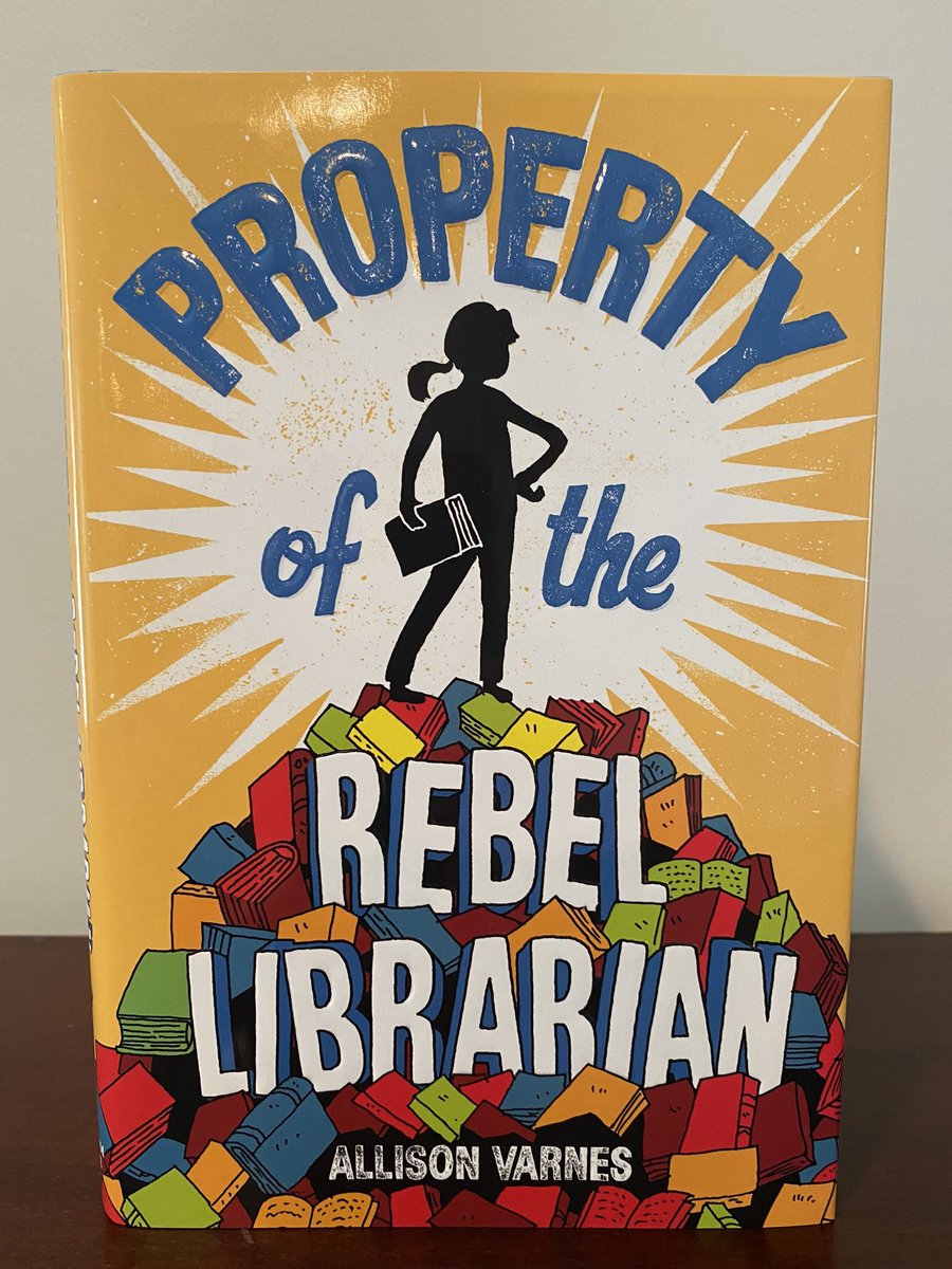 Want to teach kids about #FReadom? Here’s a #giveaway for a signed copy of #PropertyOfTheRebelLibrarian. Fun fact: It features a parent org that bans “inappropriate books” &amp; demands a book ratings system. 👀🔥🔥

📚Follow
💕RT
🙋‍♀️Tag friend

Ends 9/2. US only.

#BookTwitter #mglit