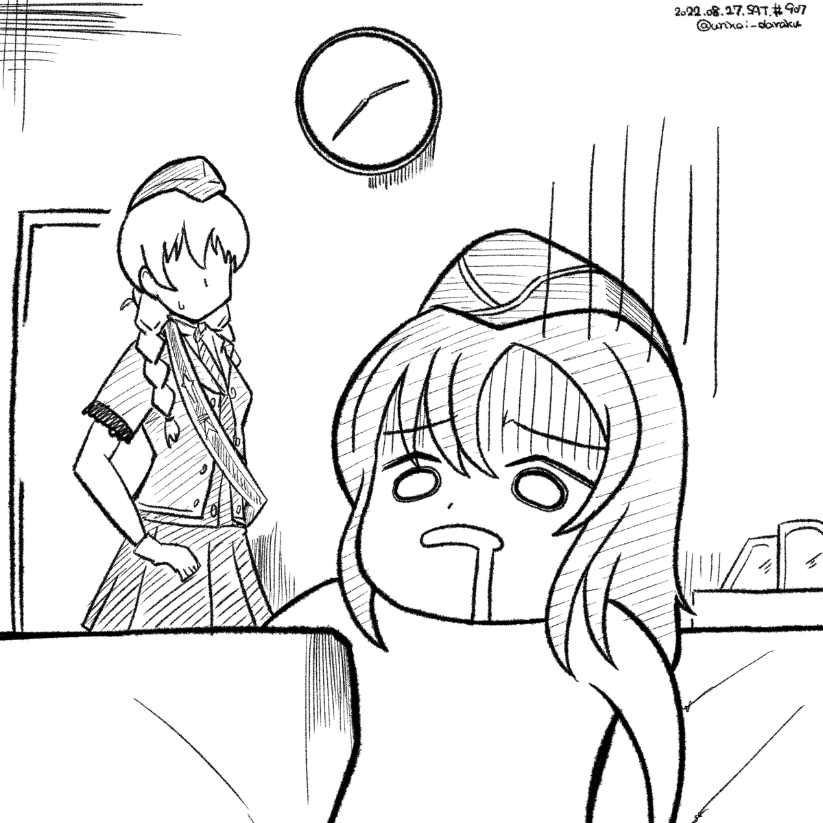 ラクガキおじさんの朝は早い。
おは 飲みすぎて二日酔いしてるグレイス隊長概念は存在する。
#art #illustration #drawing #絵 #お絵かき #イラスト #絵描きさんと繋がりたい #イラスト好きさんと繋がりたい #夏の創作クラスタフォロー祭り #L_witch #ルミナスウィッチーズ #つながルミナス